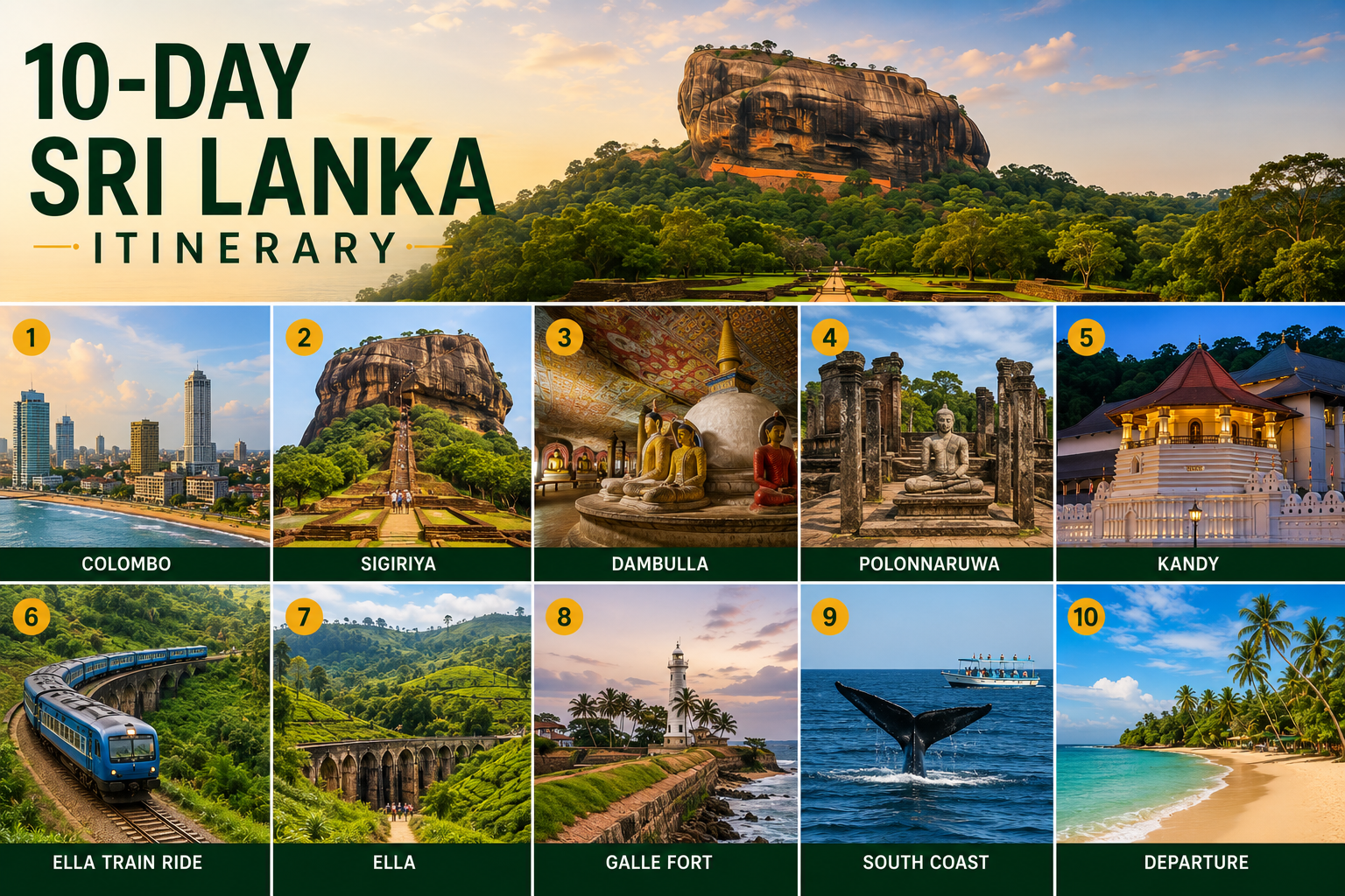 10-Day Sri Lanka Itinerary
